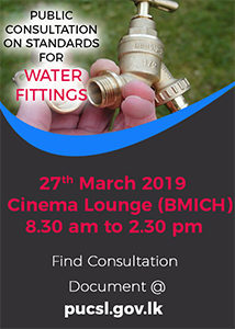 Public Consultation on Proposed Regulatory Measures for Water Fittings @ Cinema Lounge- BMICH